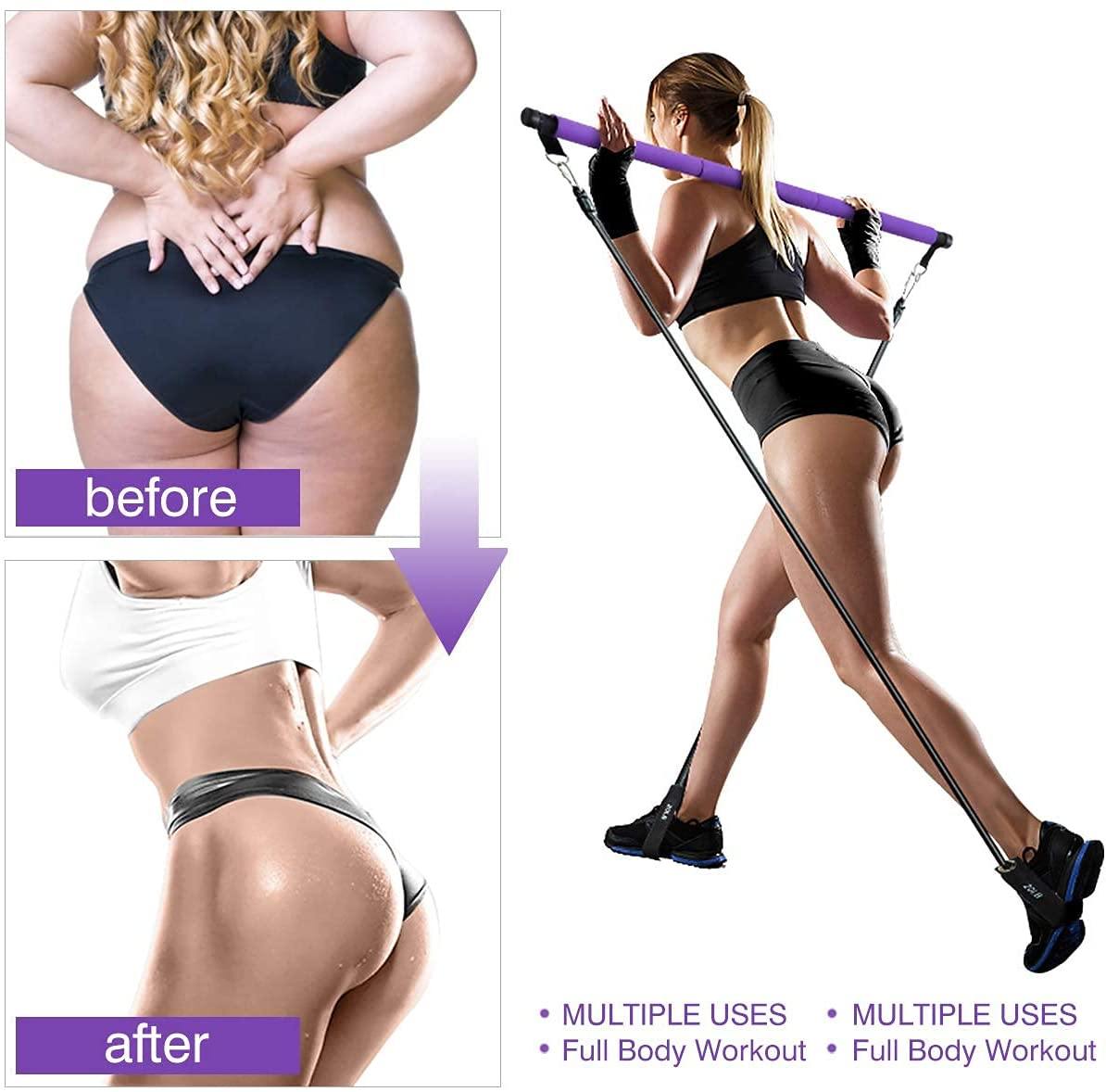 HeyPeachd® Pilates Bar Kit